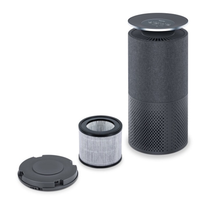 Въздухопречиствател с WIFI, Bluetooth, LR 401 Beurer, трислойна система за филтриране, 4 стъпки, Turbo режим и автоматична работа