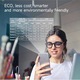Интелигентен термостат Quicksmart Q8000L, Интелигентен мониторинг на температурата, Безжичен и Wifi, Управление през iOS/ Android приложение, 5+2 програмиране, LED екран, Сензорни контроли, Прогноза за времето, Бял