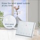 Интелигентен термостат Quicksmart Q8000L, Интелигентен мониторинг на температурата, Безжичен и Wifi, Управление през iOS/ Android приложение, 5+2 програмиране, LED екран, Сензорни контроли, Прогноза за времето, Бял