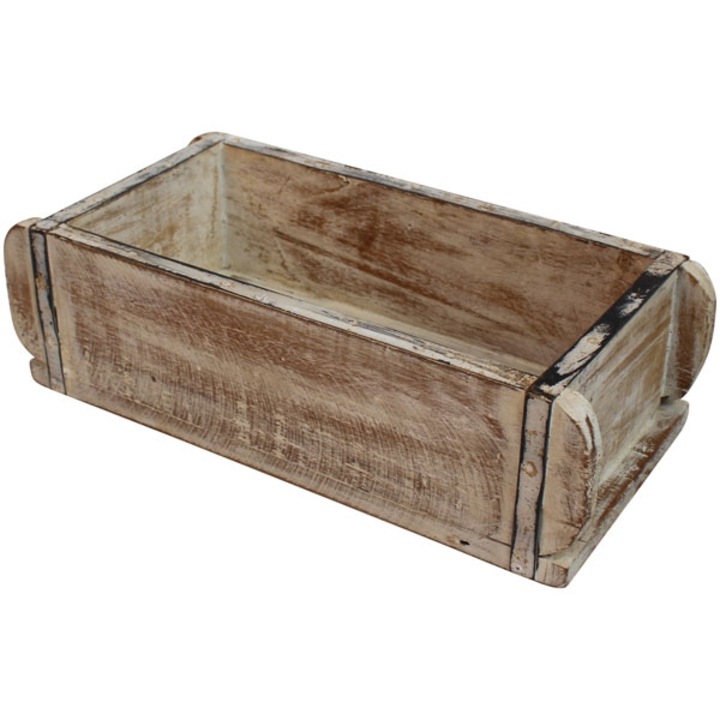 Dísztárgy, Exner, Fa, 29 x 15 x 10 cm, Barna