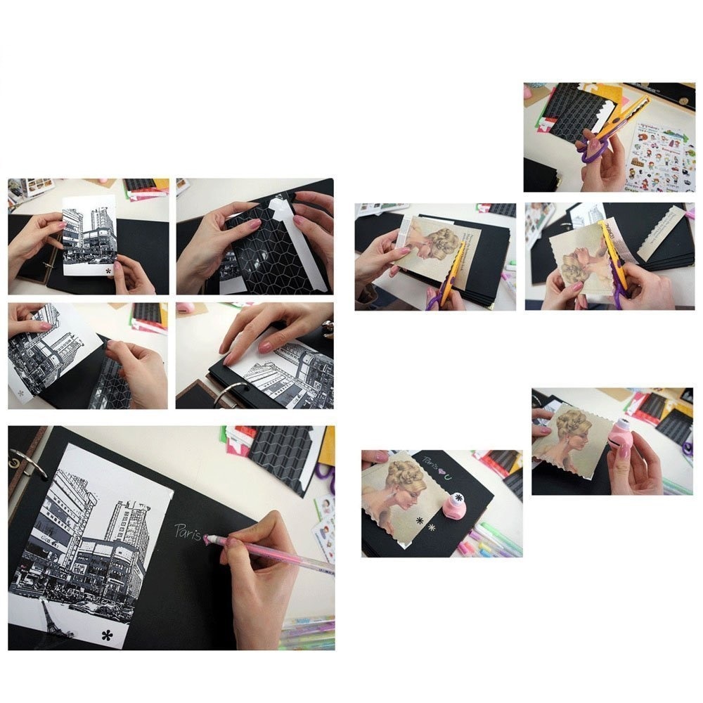Album foto retro Life 19x23cm, Scrapbook DIY, Vintage - eMAG.ro
