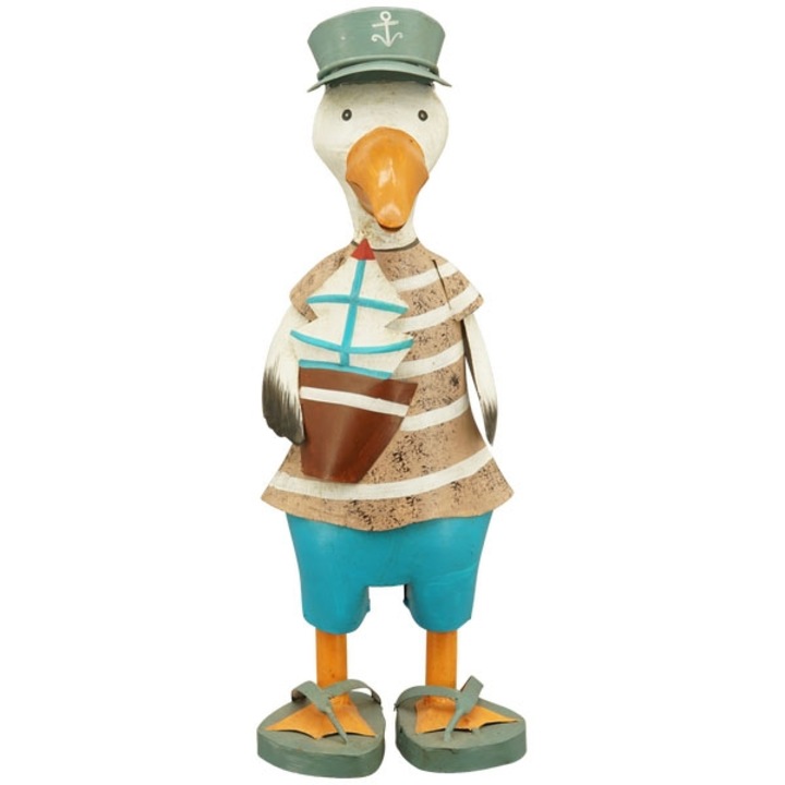 Accesoriu animal bleumarin, metal, 21x16x44 cm