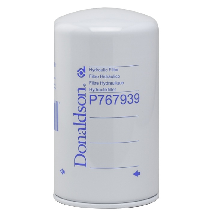 Хидравличен филтър P767939, Дължина 244 мм, Диам. Вътр. 135,6 mm, резба M55X1,5, финост 42 µ, Donaldson