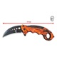 Нож Karambit Cougar Lava, въглеродна стомана
