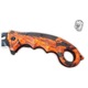 Нож Karambit Cougar Lava, въглеродна стомана