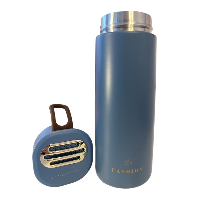 Termos inox, Fashion, 350ml, albastru