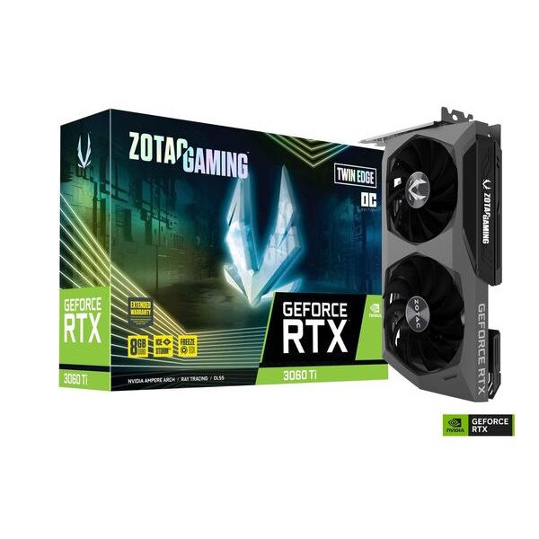 Placa video ZOTAC GeForce RTX 3060 Ti Twin Edge OC 8GB GDDR6X 256