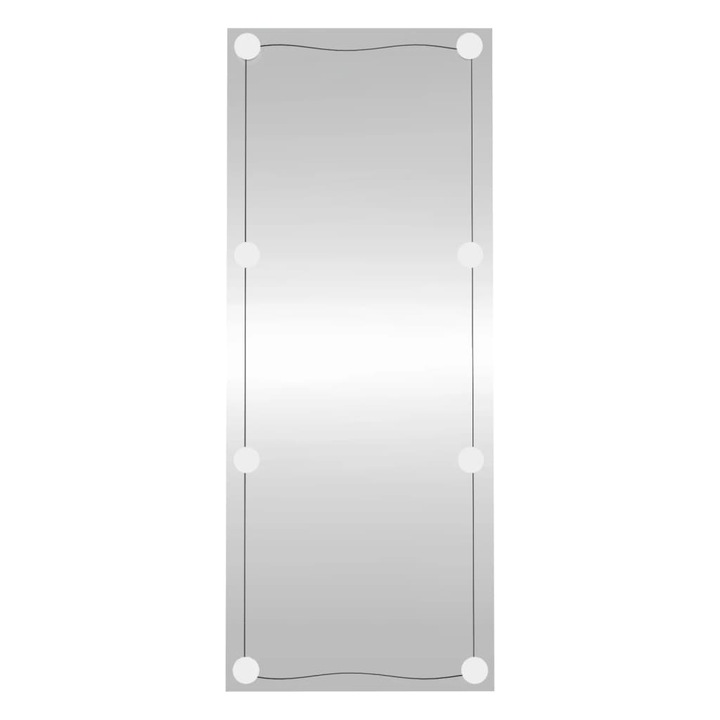 VidaXL LED fali tükör, 40x100 cm, téglalap alakú üveg, 3.57 kg
