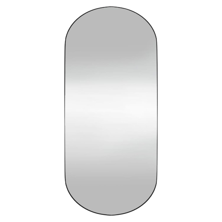 Oglinda de perete, VidaXL, Ovala, Sticla, 35x80 cm, 350456
