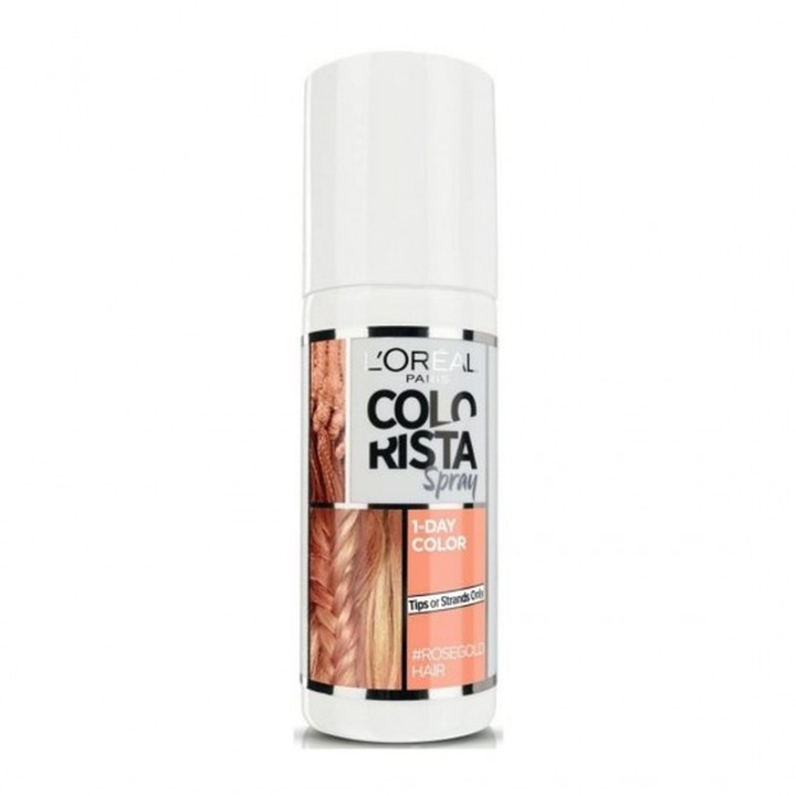 Spray colorant de 1 zi L'Oréal Paris Colorista ROSEGOLD 75 ml