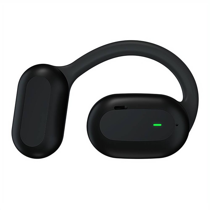 Bluetooth слушалкa Fbirddek® AIR9, Noise Canceling, 2 микрофона, HD глас, 18 часа непрекъснат живот на батерията, Автоматично повторно свързване, Черни