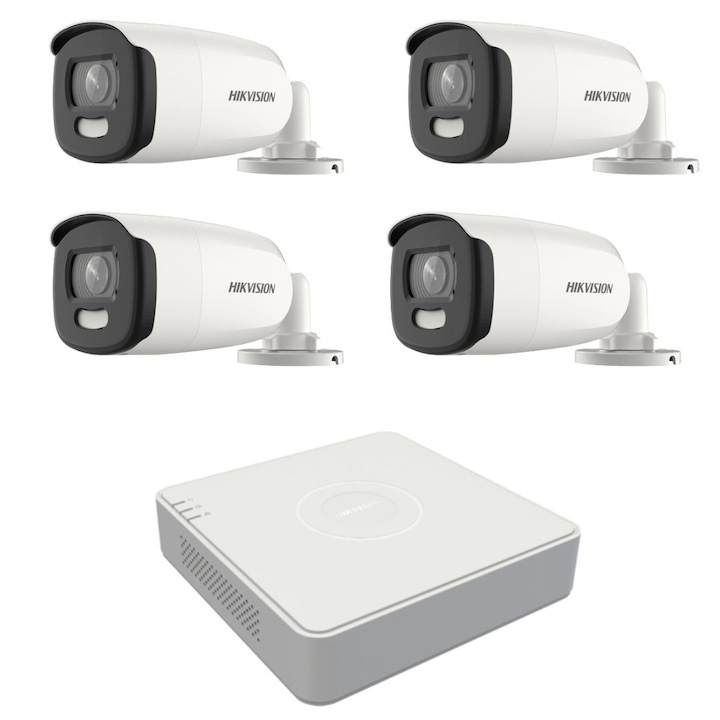 Kit supraveghere, 4 camere 2T, Rezolutie 8MP