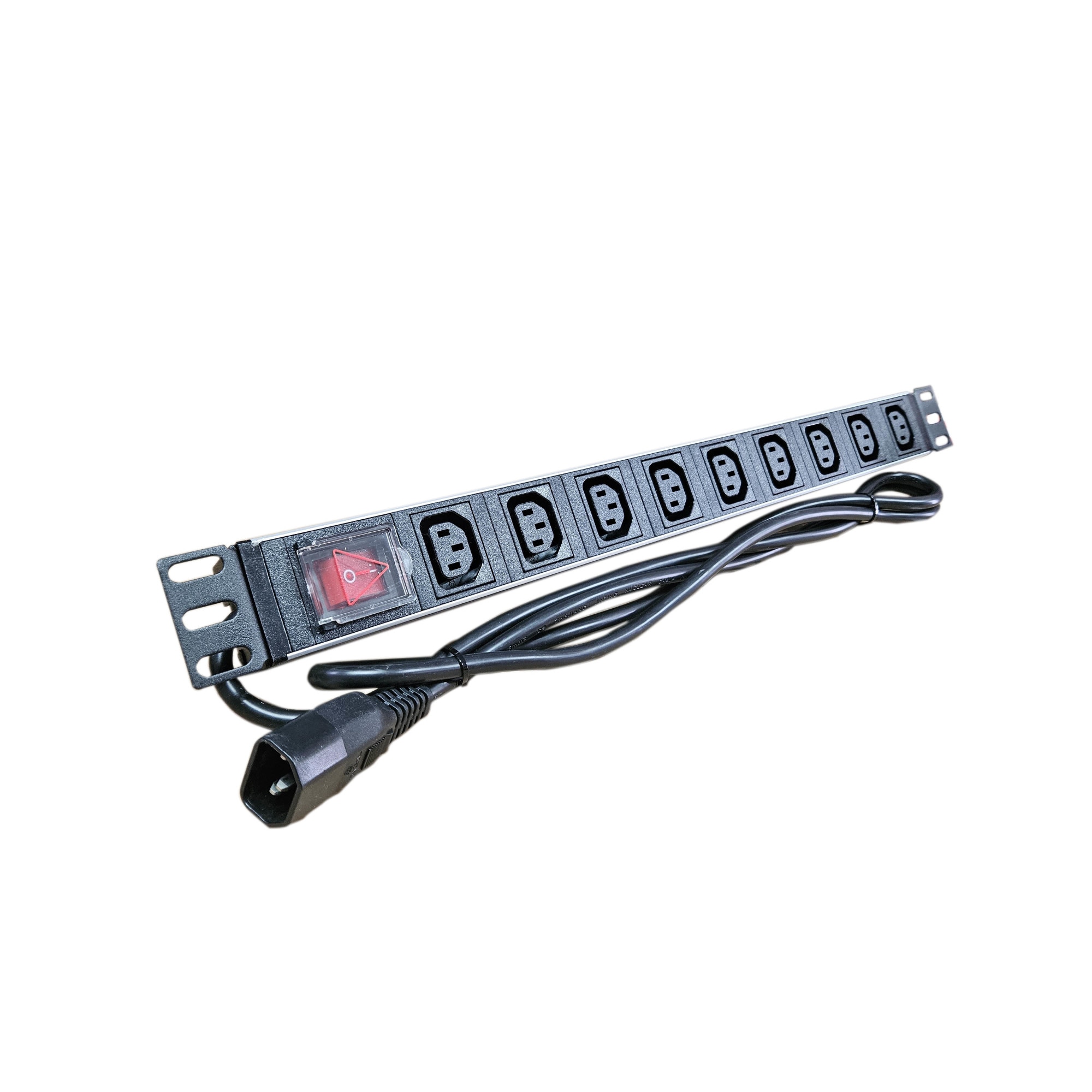 De Bara Rack Bara alimentare profesionala PDU rack 19'' din aluminiu LanKATT, cu 9 ...