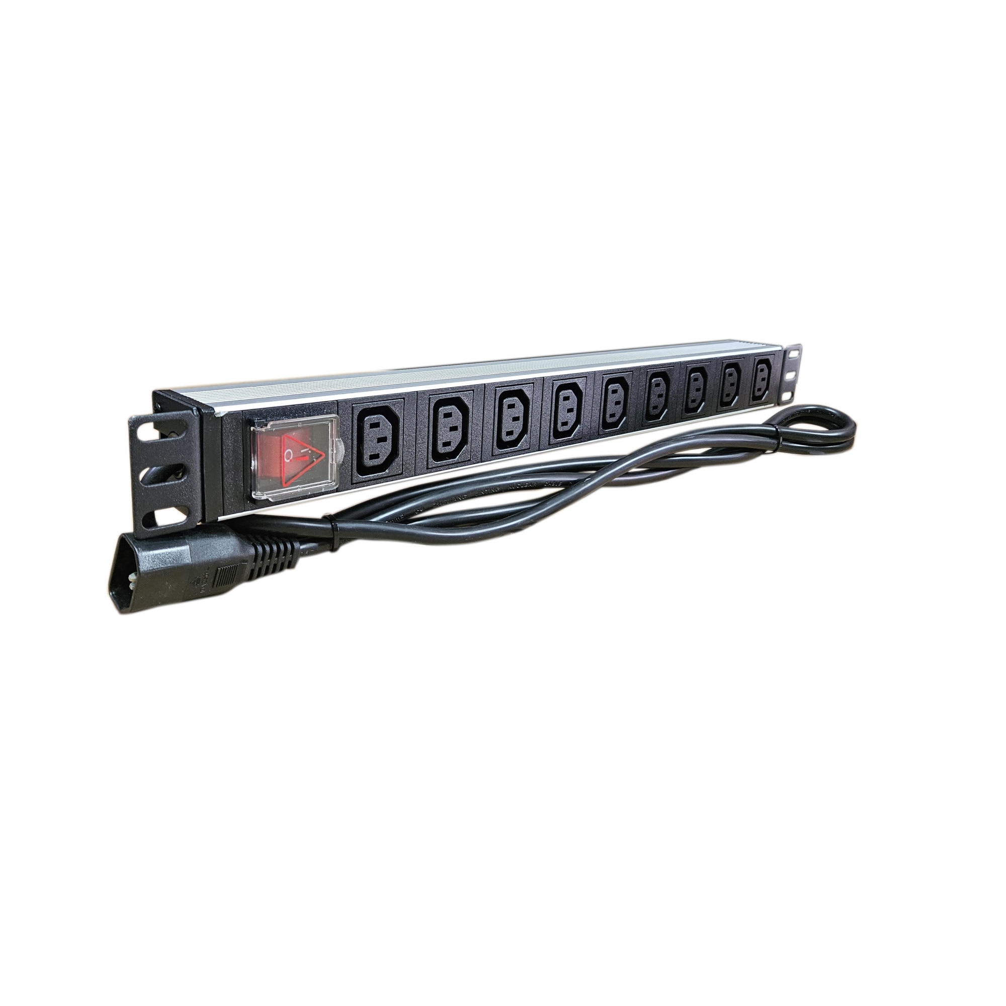 De Bara Rack Bara alimentare profesionala PDU rack 19'' din aluminiu LanKATT, cu 9 ...