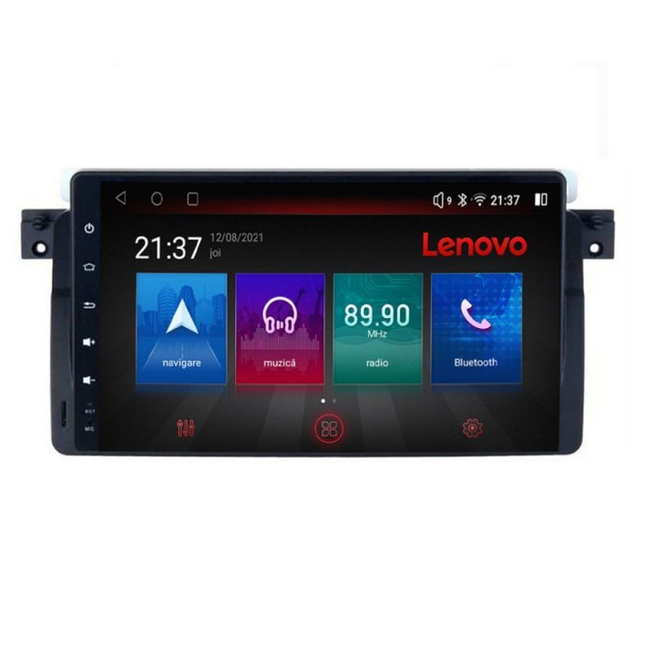 Специализирана навигация BMW Series 3 E46 M-052 Octa Core Android Radio Bluetooth GPS WIFI/4G DSP LENOVO 2K 8+128GB 360 Toslink