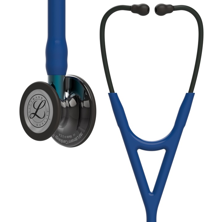 Stetoscop 3M Littmann Cardiology IV Bleumarin capsula fumurie reflexie ablastru 6202