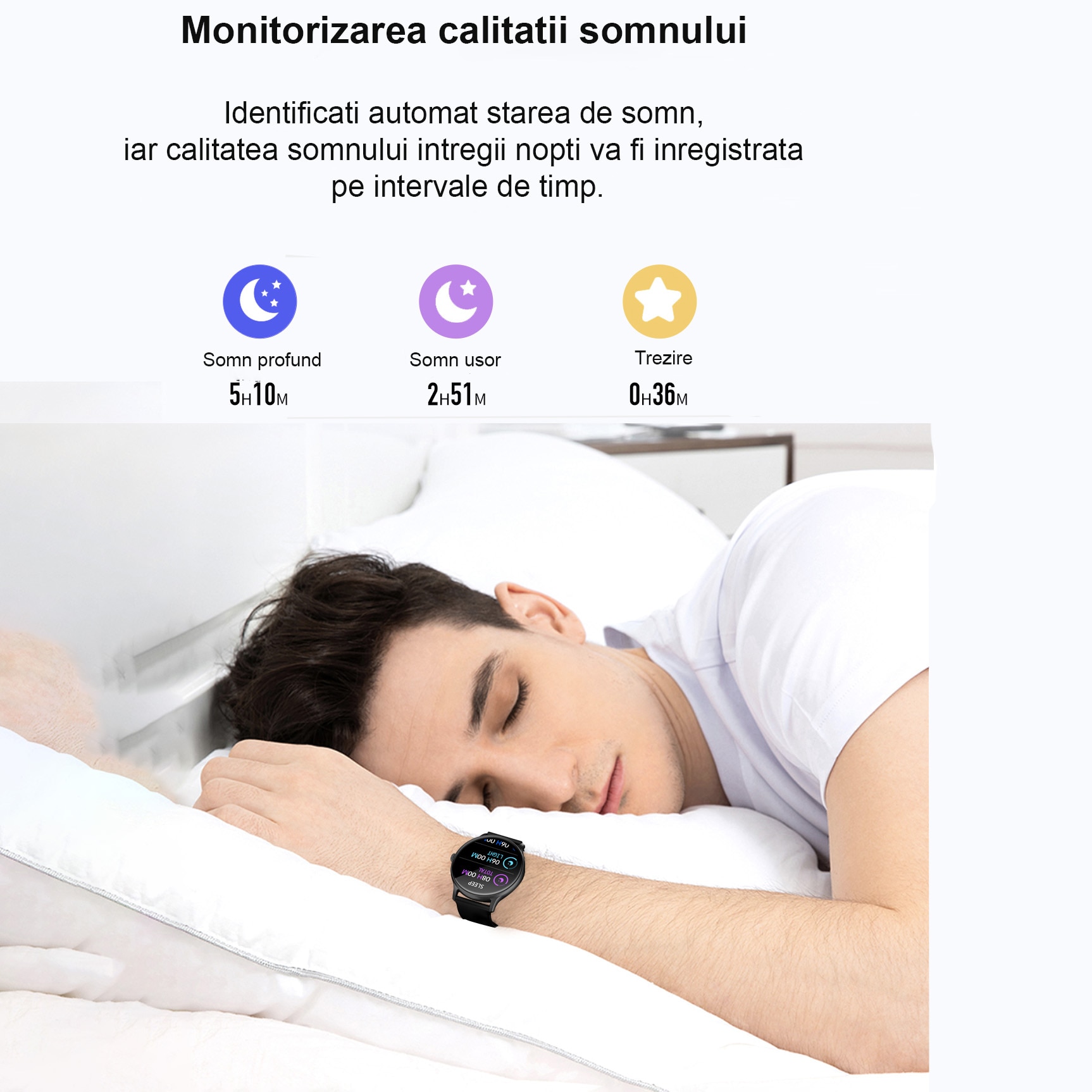 Ceas Smartwatch si Bratara Fitness Mavio®, model Z12 Pro, Apelare