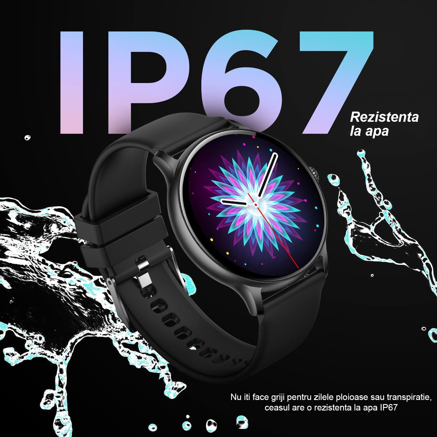 Ceas Smartwatch si Bratara Fitness Mavio®, model Z12 Pro, Apelare