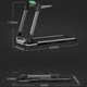 Xiaomi XQIAO/OVICX Q2S Plus Folding Portable Treadmill with LED Display, Ultra-Wide deck, Compact Phone Holder Black EU (OVICX-Q2S-BLK)