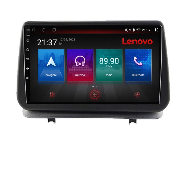 Navigatie dedicata Renault Clio 3 2005-2013 Octa Core Android Radio Bluetooth GPS WIFI/4G DSP LENOVO 2K 8+128GB 360 Toslink