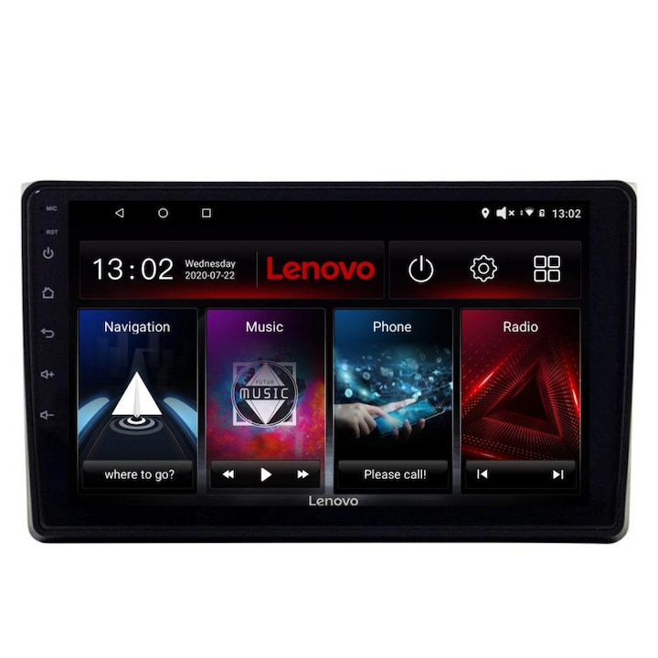 Dedikált navigáció Audi A4 B6 D-050 Lenovo Octa Core Android rádióval Bluetooth Internet GPS WIFI DSP 2+32 GB 4G KIT-050+EDT-E509-LITE