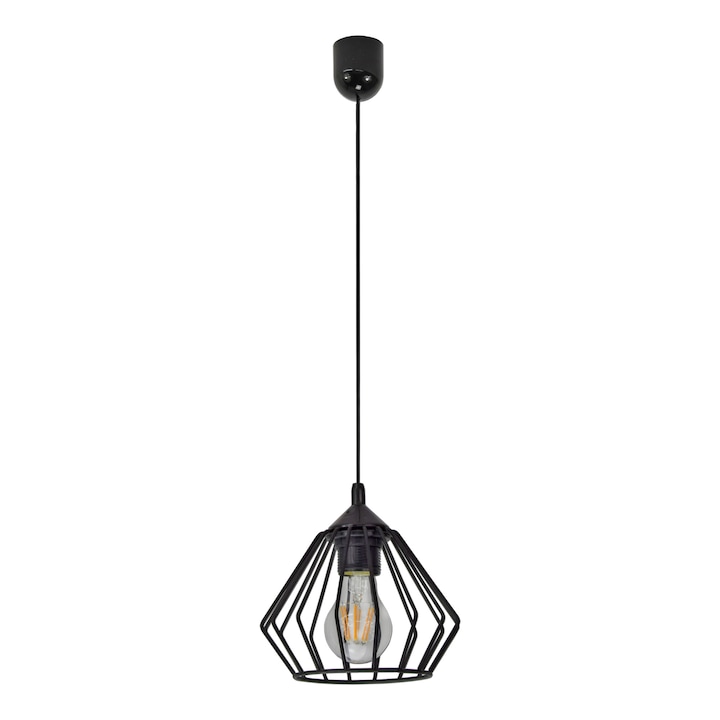 ADVITI Пендел Waya AD-LD-6263BE27M, E27, 60W, черен