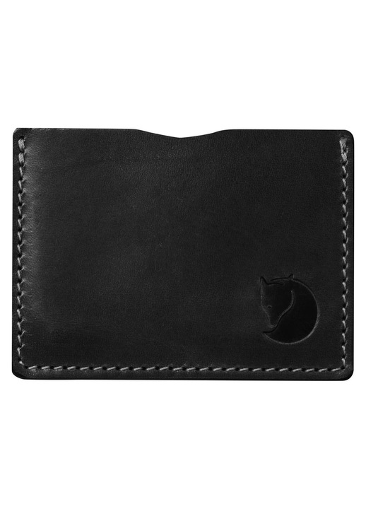 Картодържател, Fjallraven Ovik, Кожа, Черен