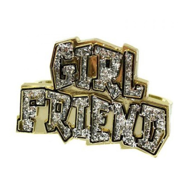 Gyűrű 2 ujjra, arany barátnő modell