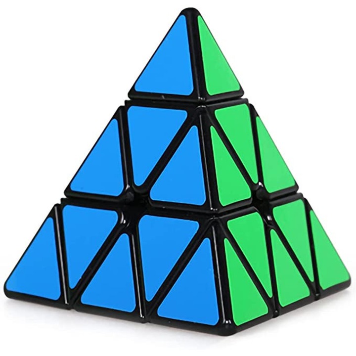 Shengshou Piramis Rubik-kocka 3x3x3 fekete kiadás