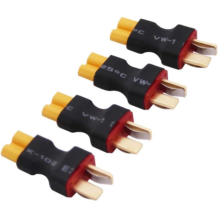 XT30 Auf XT60 Adapter Stecker - 5 Stück Set, Kunststoff + Metall, Für RC Drohnen, Ladegeräte & ESCs