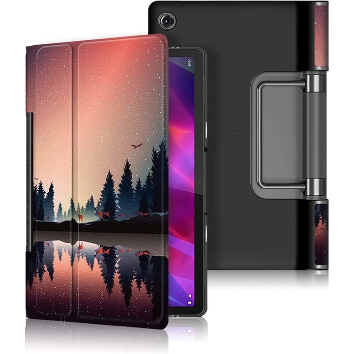 Smart Cover, Sigloo, за таблет Lenovo Yoga Tab 13 YT-K606F 13 инча, модел Mirrored in the Lake