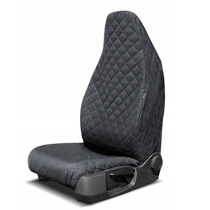 Husa de protectie matlasata, pentru scaun auto, universala, neagra, Metru Patrat