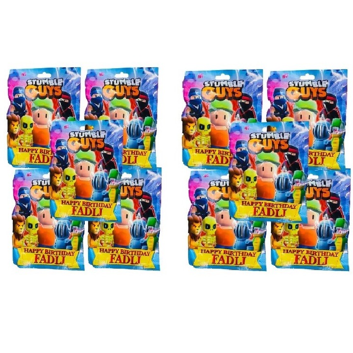 Set 10 plicuri figurine Stumble Guys, 11 Cm, Mistery Box