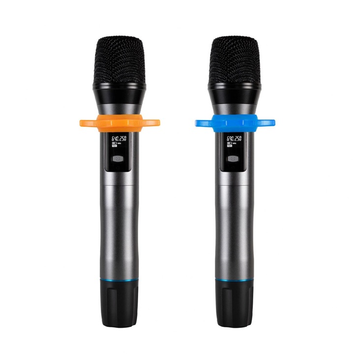 Microfon de Mana SAL MVN 910, Fara Fir, Raza de Actiune 140 m, Ecran Digital Multifunctional