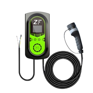 Statie de incarcare masini electrice ZEDAFIT EV Power 7.6KW, 220V/32A, tuya, wifi, card RFID, cablu de alimentare de 5m, mufa Type 2, Black