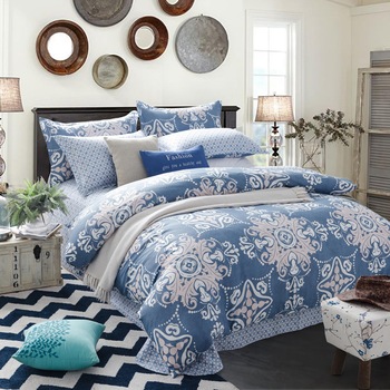 Lenjerie pat dubla, 4 piese, 100% Bumbac Ranforce, Cearsaf pilota 200 x 230, 2023258, Design Love House Lenjerie pat dubla, 4 piese, 100% Bumbac Ranforce, Cearsaf pilota 200 x 230, 2023258, Design Love House