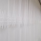 Perdea alba brodata, 300 x250