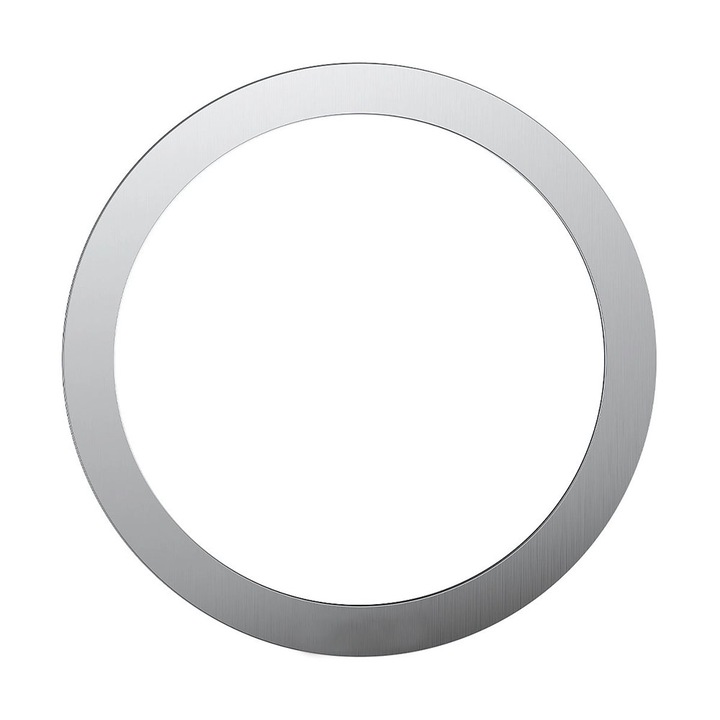 Метална плоча тип MagSafe, съвместима с Google Pixel, Залепваща приставка върху кутията или директно върху телефона, Съвместима със стойки за кола и с MagSafe зареждане, Сребриста