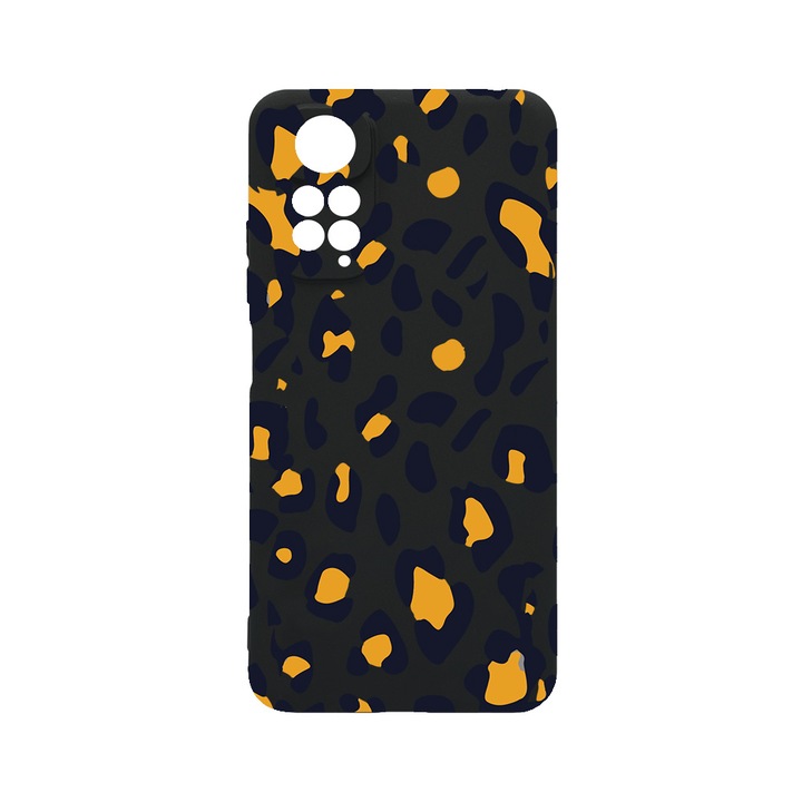 Силиконов калъф BestCase за Xiaomi Redmi Note 11s 4G, Leopard Pattern, 0.8MM Slim, Camera Protection, Black Silicon Series, c-B 1031