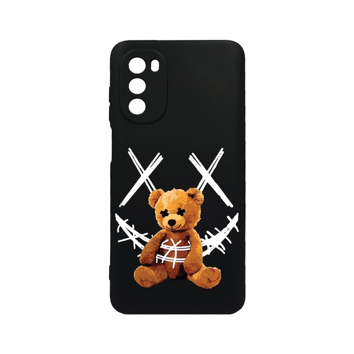 Husa BestCase® SLIM SIlicon 0.8MM, Compatibila Cu Motorola Moto G52, Teddy Bear Smile, Rezistenta la uzura, Protectie Camera, c-B 982