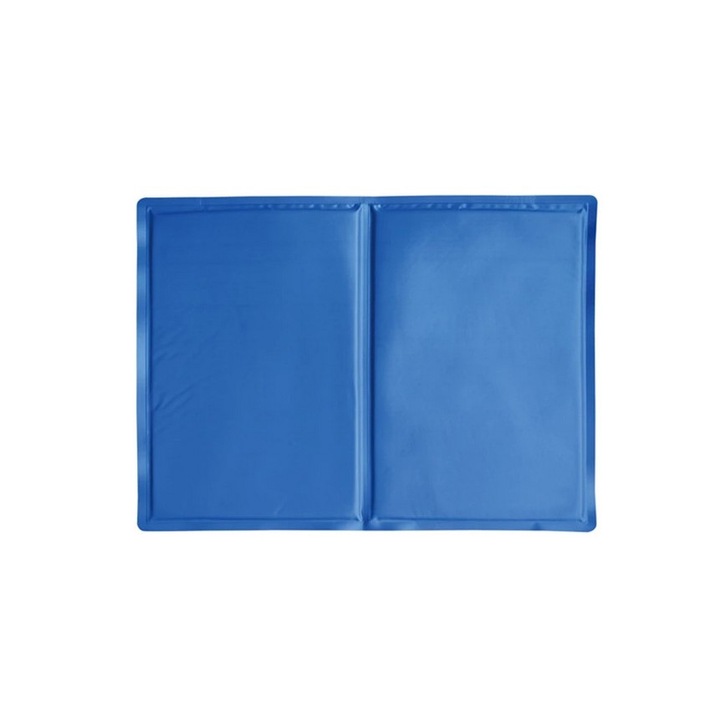 Saltea racoritoare cu gel, PROpets, pentru caini, pisici, auto-racire, 65x50 cm, Albastru