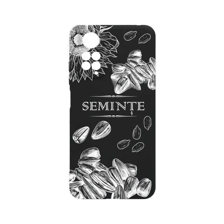 Силиконов калъф BestCase за Xiaomi Redmi Note 11s 4G, Seminte, 0.8MM Slim, Camera Protection, Black Silicon Series, c-B 1068