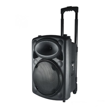 Boxa portabila activa, 25 cm, acumulator, BT, radio FM, redare MP3, SD, LED PAB 25A Boxa portabila activa, 25 cm, acumulator, BT, radio FM, redare MP3, SD, LED PAB 25A