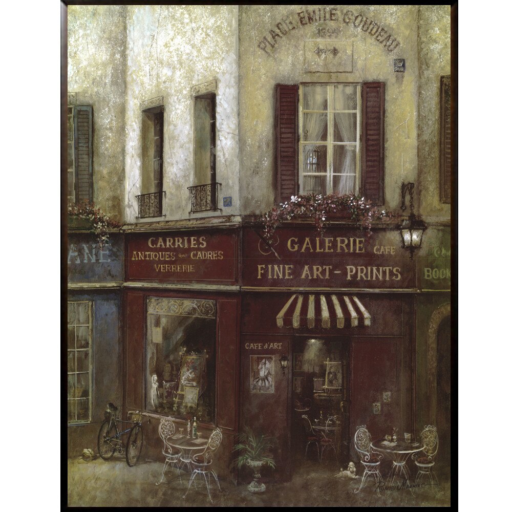 Tablou inramat pe suport de lemn 