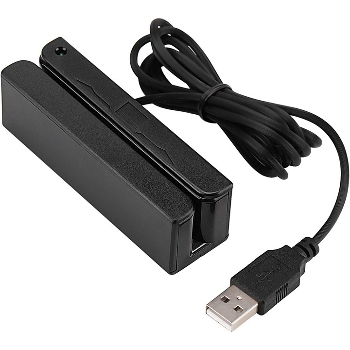 Cititor magnetic de carduri de credit, Negru