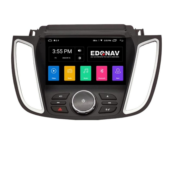 Dedikált navigációs rendszer Ford Kuga 2015-2020 SYNC2 és SYNC3 216 GB Android Waze USB Internet Navigáció Youtube Rádió Kit-kugaEDT-E209