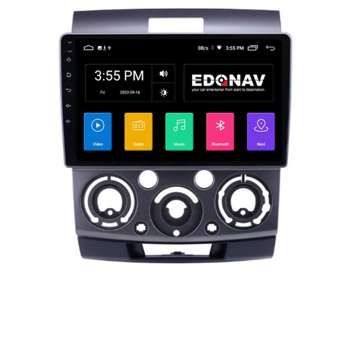 Dedikált navigáció Ford Ranger Mazda BT50 2007-2012 A-RANGER 216 GB Android Waze USB Internet Navigáció Youtube Rádió