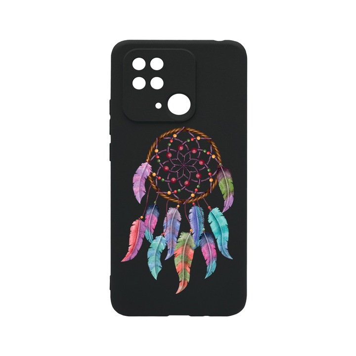 BestCase Slim Silicon 0.8MM telefontok, Xiaomi Redmi 10C, Dreamcatcher, Kamera védő, c-B 949