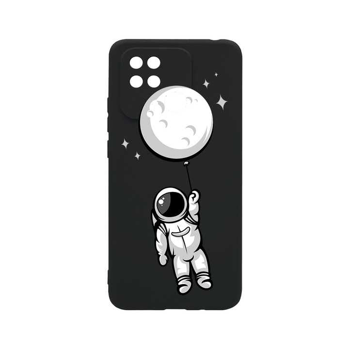BestCase Slim Silicon 0.8MM telefontok, Xiaomi Redmi 10C, Astronaut, Kamera védő, c-B 996