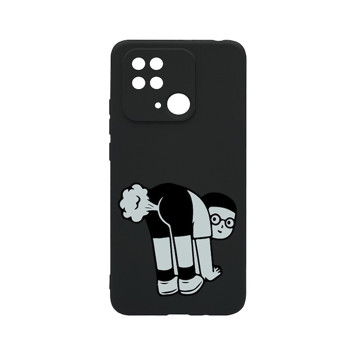 BestCase Slim Silicon 0.8MM telefontok, Xiaomi Redmi 10C, Farting, Kamera védő, c-B 980